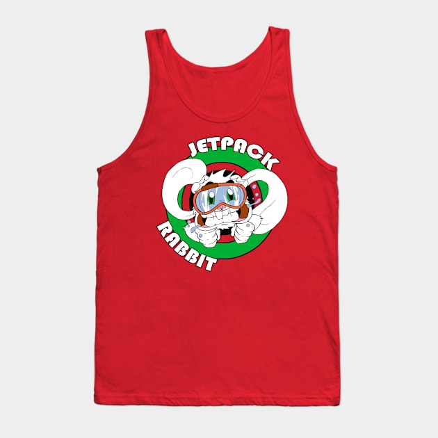 Jetpack Rabbit Tank Top by Variart Studios